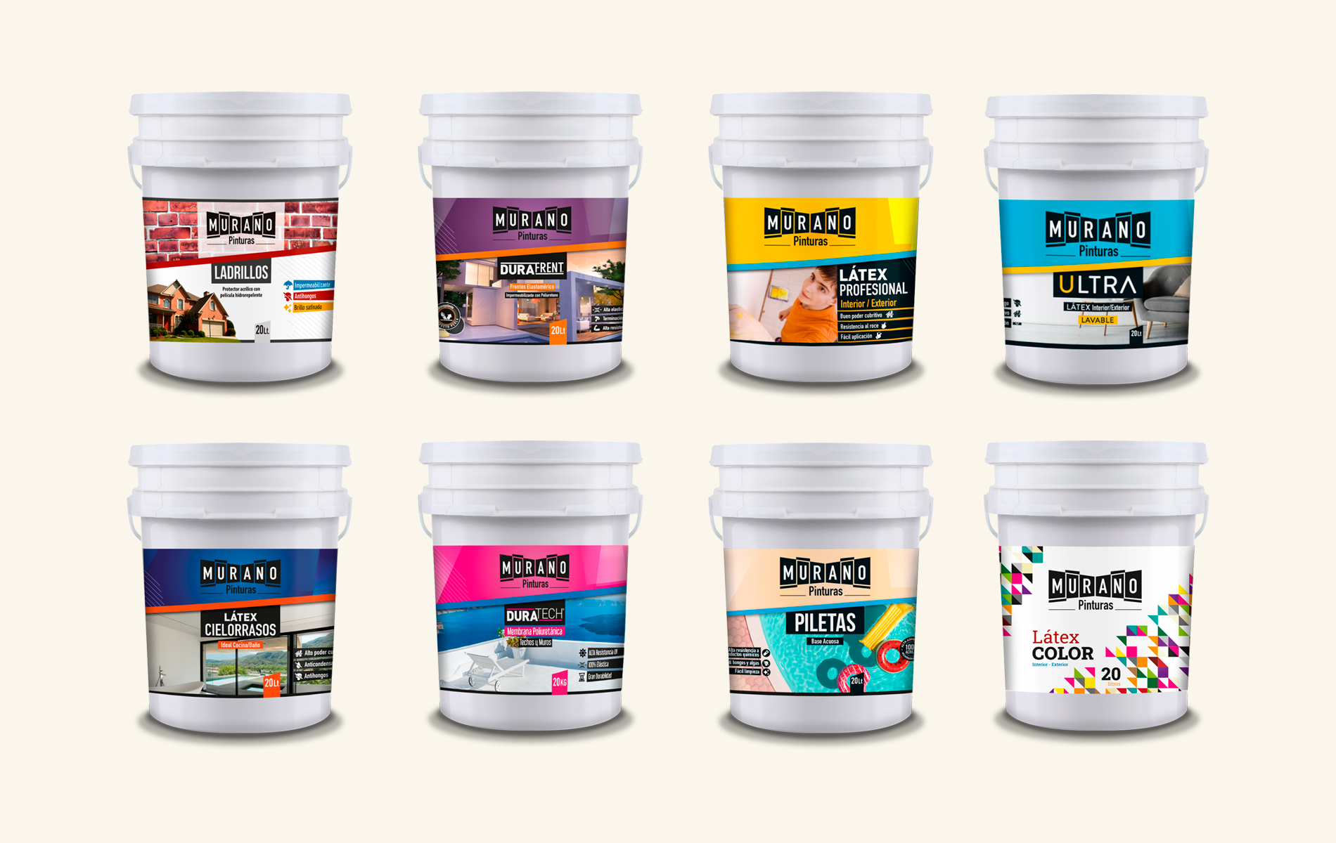 Etiquetas para Murano Pinturas